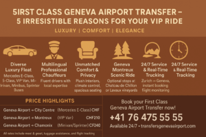 First Class Geneva Airport Transfer